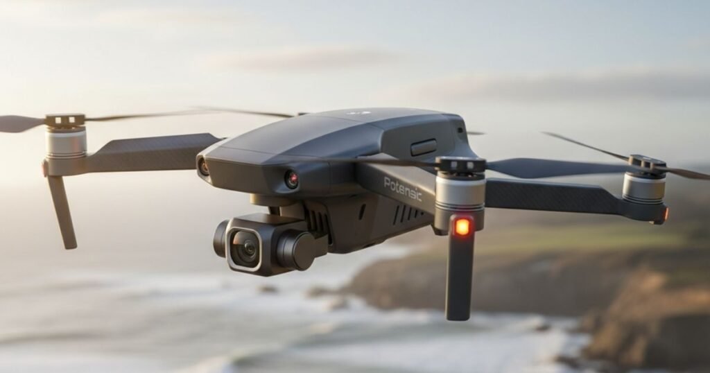 Drone Potensic Atom con estabilizador de 3 ejes y transmisión de video en alta definición - Aerovista Store